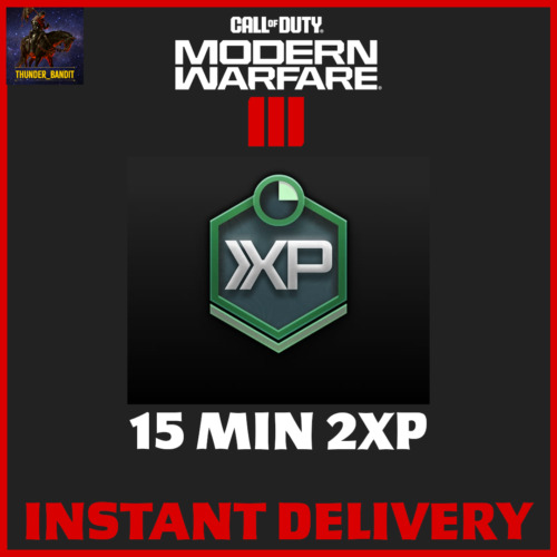 Call of Duty Modern Warfare 3 III 15 MIN Double Rank XP Bonus Codes 2XP CoD MW3