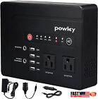 New Powkey 200W Portable Power Bank 39600mAh AC Outlet Laptop Phone USB Charger