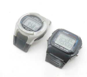 Casio Digital W-42H W-800A Original Watch Stopwatch Alarm 50M  Lot of 2 J1263