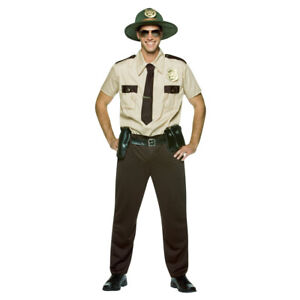 State Trooper Adult Costume Walking Dead Sheriff Rick Grimes Supertroopers