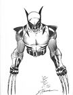 John Romita Jr & Scott Hanna Original Art Sketch Commission Wolverine 9x12 X-Men