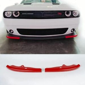 Front Bumper Lip Protecter Cover For Dodge Challenger R/T Scat 2015-2019 2021