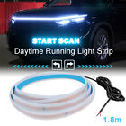Blue 180cm Flexible Car Hood Day Running LED Light Strip Accessories Decor Lamp (For: 2009 Ford Flex SEL 3.5L)