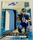 2019 SPECTRA RADIANT NEON BLUE RPA #RRPS7 A.J. BROWN RC /99