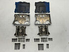 99-16 HARLEY TOURING SOFTAIL CYLINDER HEAD ROCKER BOX ARMS W/ CHROME COVERS (For: More than one vehicle)