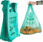 Bags 1/6 Large 22 x 6.5 x 12 Biodegradable T-Shirt Plastic Grocery Shopping Bags