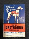 TAUNTON  DOG TRACK greyhound racing program 1943