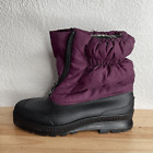 Sorel Womens Size 10 Purple Waterproof  Zip  Up Snow Boots Shoes Canada