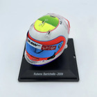 F1 Rubens Barrichello 2009 Brawn GP Rare Helmet Scale 1:5 Formula 1 + Magazine