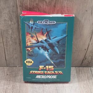 New ListingF-15 Strike Eagle II  (Sega Genesis, 1993) F15 2 Complete CIB