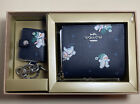 NEW Coach Boxed Snap Wallet & Picture Frame Bag Charm  Snowman Print C6941