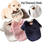 Pet Dog Puppy Winter Warm Coral Fleece Jumper Vest Coat Jacket Apparel Clothes