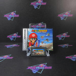 Mario Tennis Power Tour GameBoy Advance GBA Cart + Manual - (See Pics)