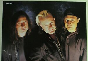 GRIP INC. ~ Dave Lombardo heavy metal HTF OOP ~ Magazine Page PINUP 1990's