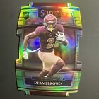 New Listing2021 Panini Select Football Dyami Brown RC Concourse Level Die Cut Silver Prizm
