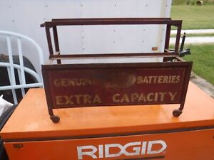 New ListingFord battery display stand dealership 30'2 40's 50's mercury lincoln edsel truck