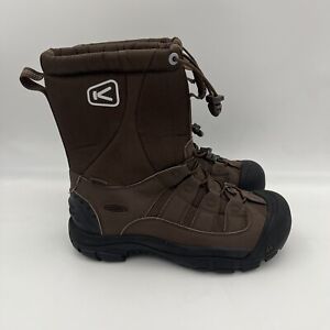 Keen Winterport Winter Boots Mens Us 7.5 200 Gram Insulation Brown Leather