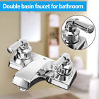 Basin Sink Faucet 2 Handle Vanity Mixer Tap Chrome For Bathroom Lavatory kitchen