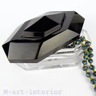 Art Deco Crystal Can Jewelry Vanity Crystal Box Czech Art Glass Bohemian 1920s