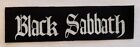 Black Sabbath Cloth Patch Sew On Badge Approx 1.5