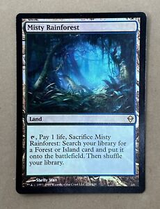 Misty Rainforest - Zendikar (ZEN) *Foil* Good Condition MTG Magic The Gathering