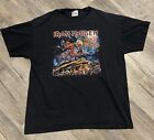 Vintage Iron Maiden Run For Your Lives 2004 Tour Concert Shirt XL VTG Eddie