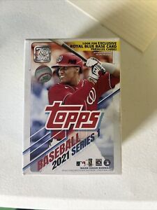 2021 Topps Series 1 Baseball Blaster Box (99 Cards) Royal Blue [NEW/SEALED]