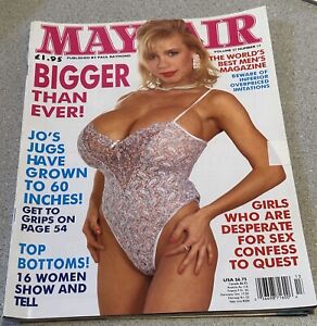 Vintage Mayfair UK Magazine Vol 27 No 13 1992 Jo Guest Sammy Charmaine April