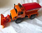 Bruder Winter Service Snow Plow Toy Truck Sander Germany 1/16 Complete 02572