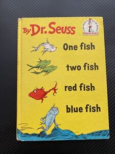 One Fish, Two Fish, Red Fish, Blue Fish by Dr. Seuss (1960) Beginners Hardcover