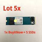 ✅ Lot 5x SDBPNPZ-512G WD 512GB SSD PC SN530 M.2 2280 PCIe 3.0 Western Digital