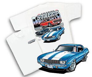 Camaro Street Legends T-Shirt: Chevrolet Chevy 1967 1968 1969 1970 RS SS Z28