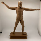 GREEK SCULPTURE POSEIDON OF ARTEMISION 12.4 INCH/315 MM, MUSEUM REPRODUCTION