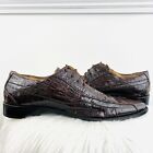 EXPRESSIONS By RC BROWN Croc Faux Alligator Shiny Dress Shoes ~ Size 15