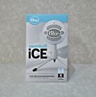 BLUE SNOWBALL ICE PLUG AND PLAY USB MICROPHONE WHITE SEALED