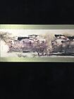 Old Chinese Antique Painting Scroll Village Landscape By Wu Guanzhong 吴冠中 江南水乡