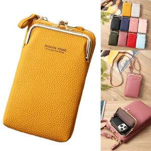 Women Leather Cell Phone Purse Crossbody Handbag Wallet Case Small Shoulder Bag