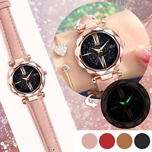 Women's Watches Quartz Unisex Casual Fashion Ladies Wrist Bracelet Leather Watch