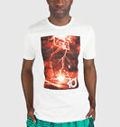 NWT Nike KD Kevin Durant Player Lightning Bolt T-shirt Size 2XL White Red Cotton
