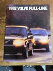 1992 Volvo Car Sales Brochure Catalog  240 740 960 940 Turbo Sedan Station Wagon