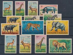 LR56097 Burundi animals fauna flora wildlife fine lot MNH