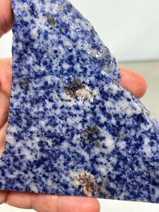 Thick Blue Quartzite slab W Sodalite Cabbing Lapidary Combo Ship Avail Brazil
