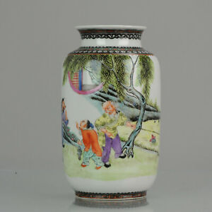 New ListingChina mid 20th century Figural Vase Chinese porcelain PROC period