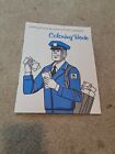 Vintage Getting to Know Your Letter Carrier Coloring Book USPS NALC Mailman READ
