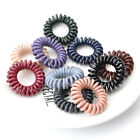 Scrunchies Spiral Gum Hairstyle Wire Donut Ties Fashion Telephone Ponytail Hair