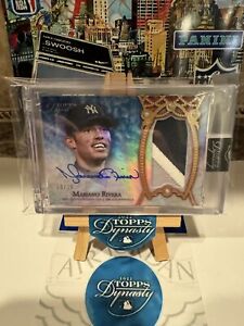 2022 Topps Dynasty MLB MARIANO RIVERA Autographed Game Used Patch Relic 10/10