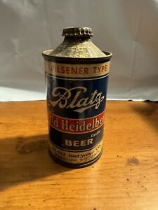 Blatz Beer Cone Top Beer Can Old Heidelberg Nice shape Milwaukee Wi Read 1938