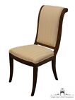 HENREDON FURNITURE Italian Modern Scroll Back Upholstered Dining Side Chair 4...