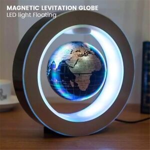 Levitating Lamp Magnetic Floating Globe LED World Bedside Home Decoration Light