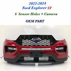 2020-2024 Ford Explorer ST front bumper 6 Sensor spot+ Camera -Rapid Red MET #16 (For: 2021 Ford Explorer)